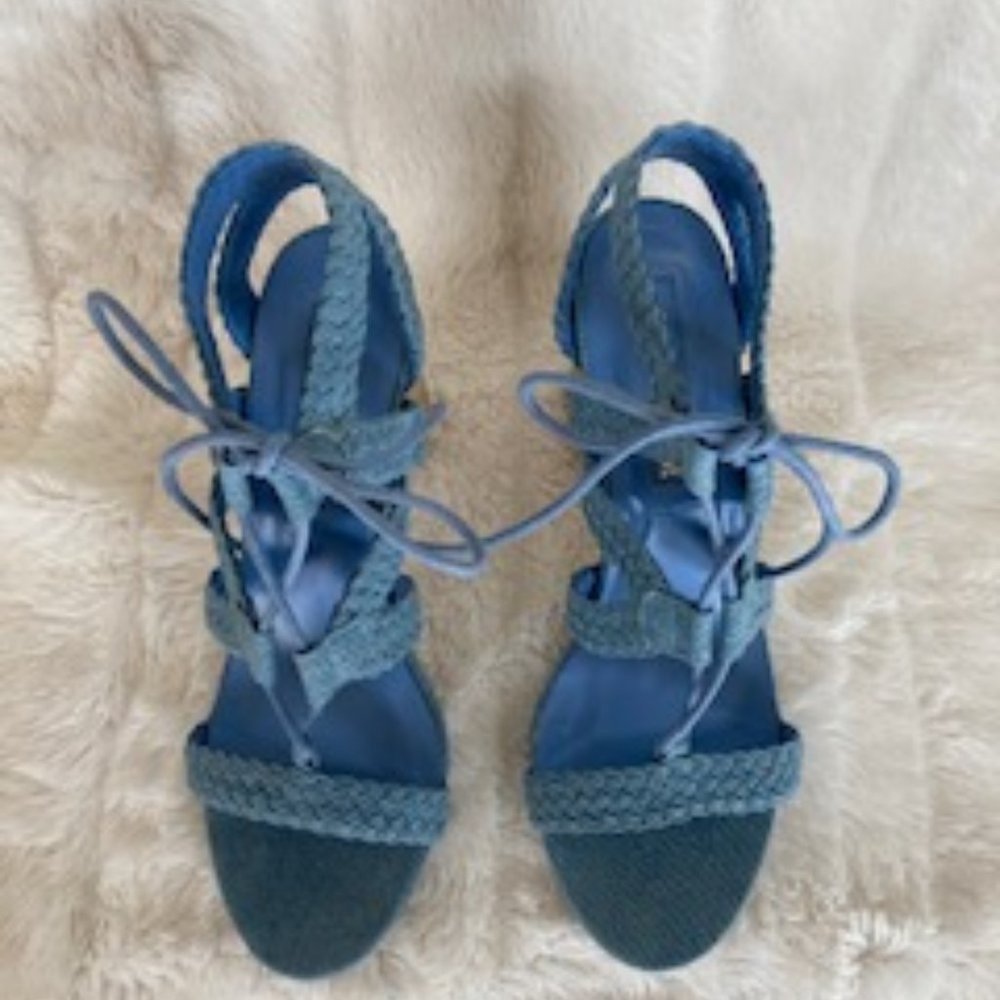 Leila Stone Odele Denim Sandals